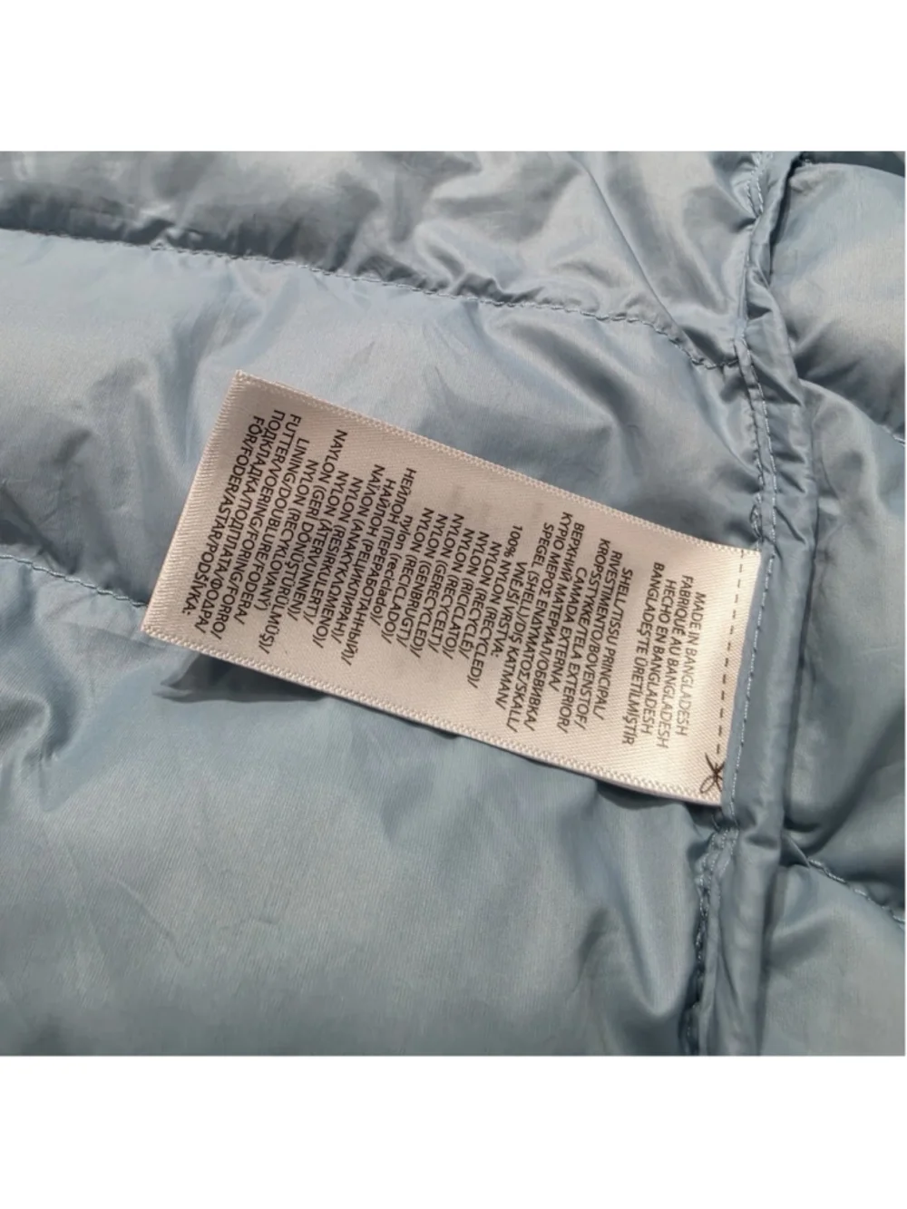 Polo Ralph Lauren Puffer Jacket XL Blue Lightweight Quilted Full Zip Coat